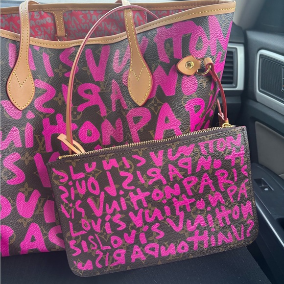 Stylish Pink and Tan Women's Bag - Picture 2 of 3